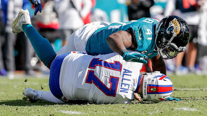 Josh Allen got the better of Josh Allen as Allen’s Jags stopped Allen’s Bills.
